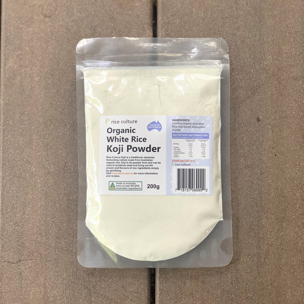 Australian Organic White Rice Koji Powder