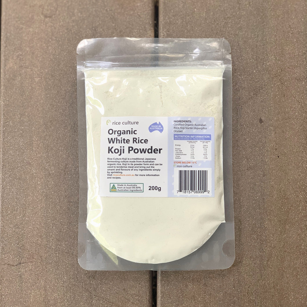 Australian Organic White Rice Koji Powder – Rice Culture