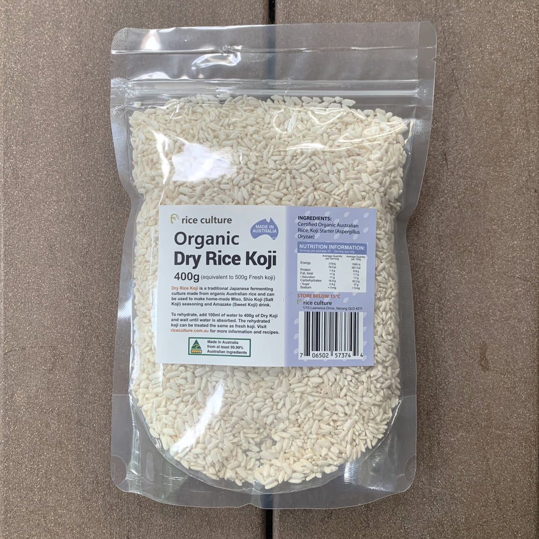 Australian Organic Dried White Rice Koji