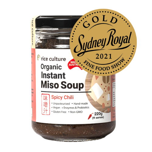 [KOREAN INSPIRED] Organic Instant Miso Soup - Spicy Chili